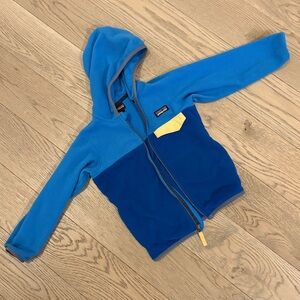 Patagonia Two-Tone Blue Kids Hoodie
